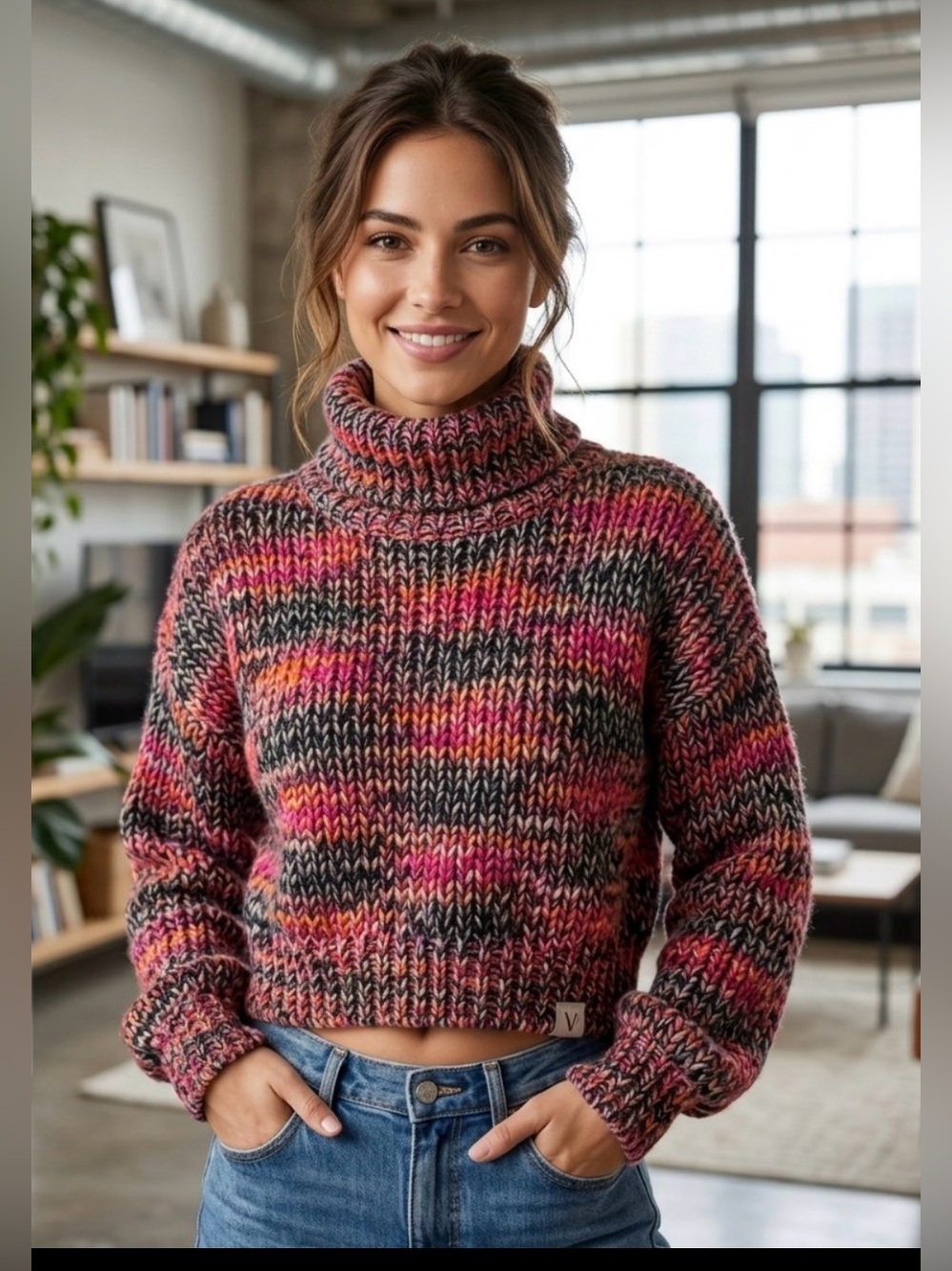 Wild Fable multi colored Sweater